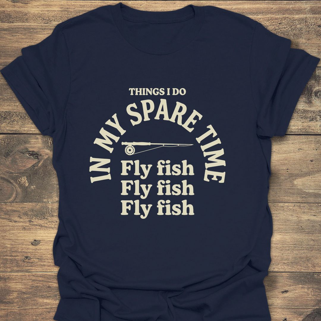 Things I Do In My - Navy t-shirt
