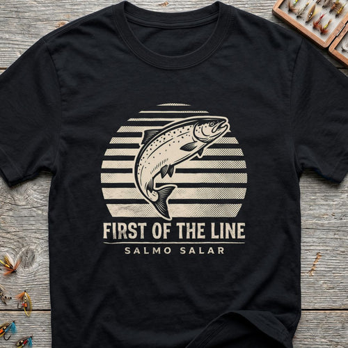 First Of The Line Salmo - Black t-shirt