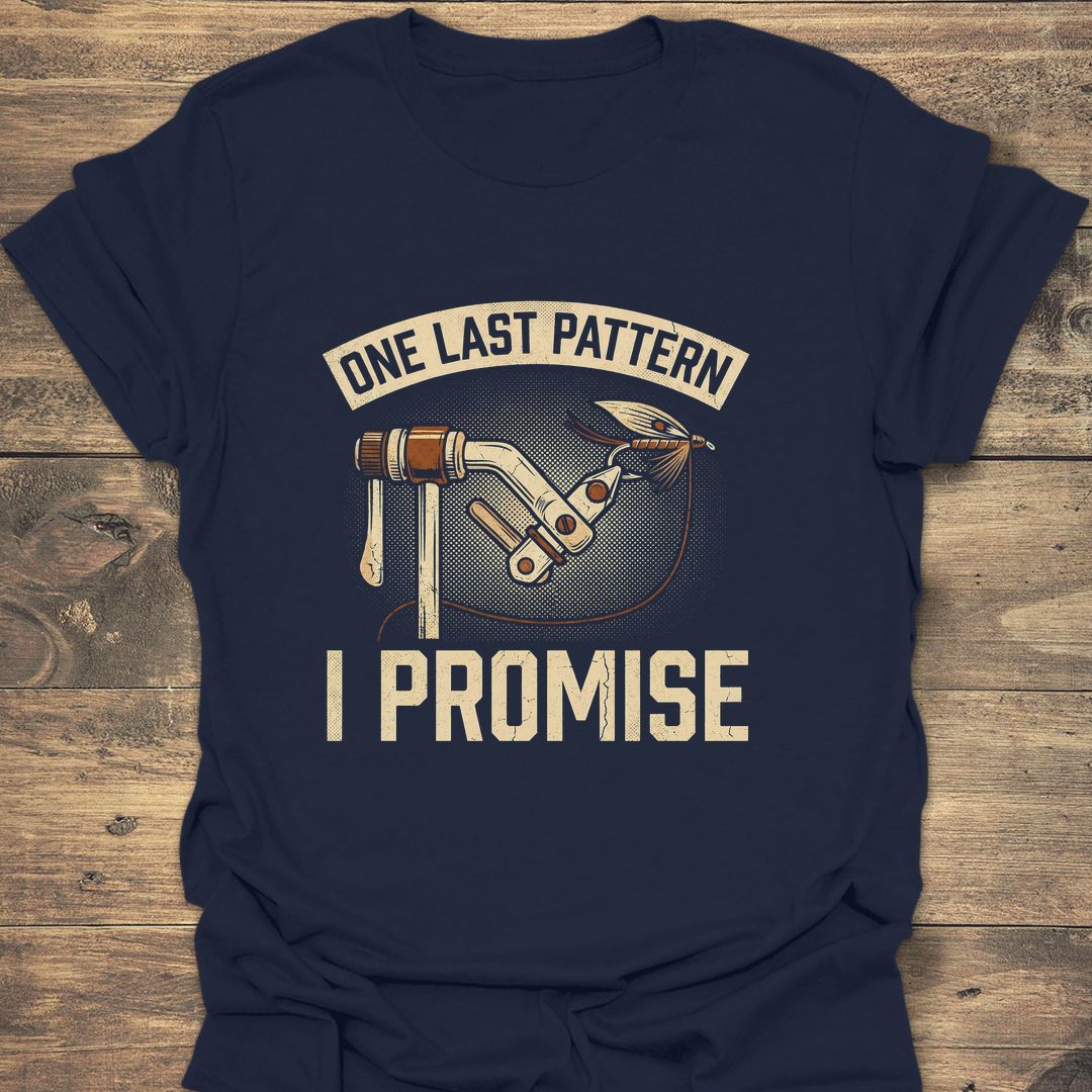 One Last Pattern I Promise - Navy t-shirt