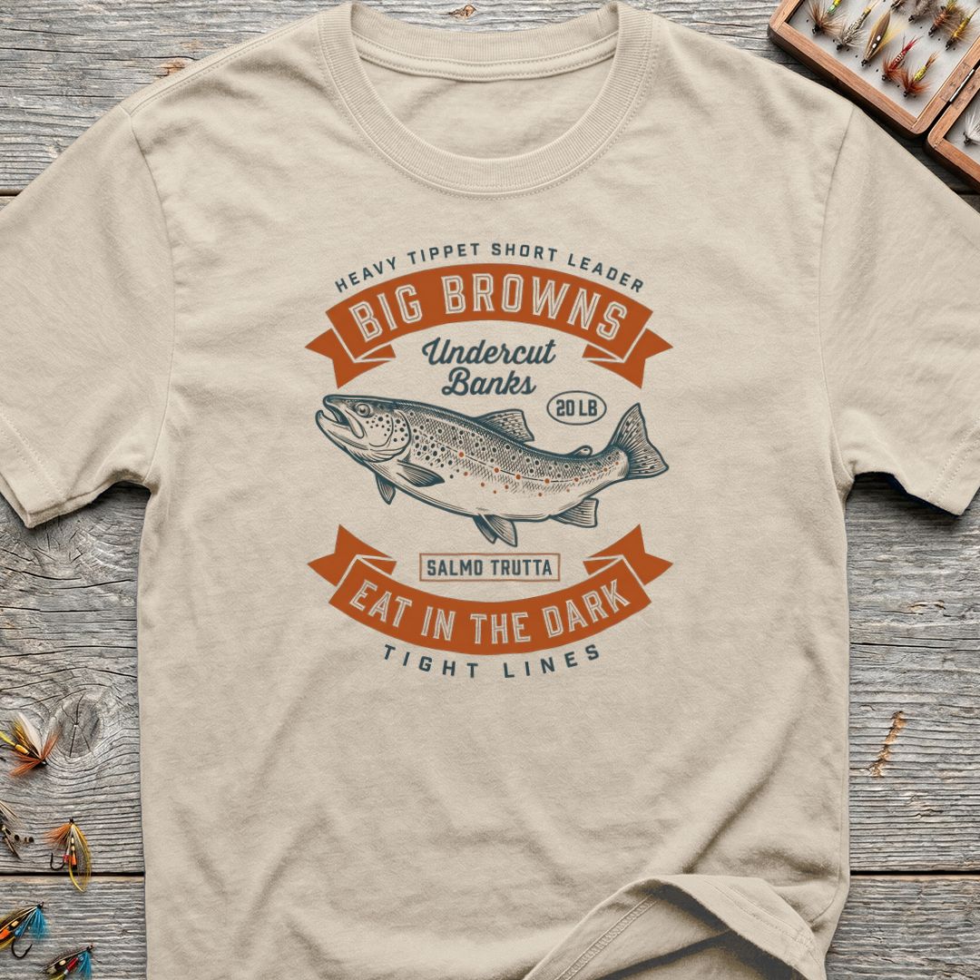 Big Browns Eat In The - Natural t-shirt