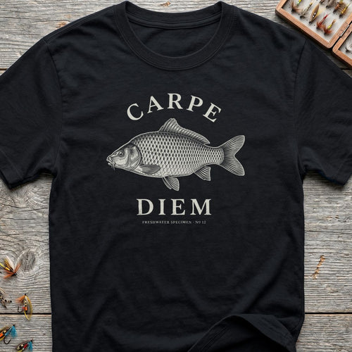 Carpe Diem Carp Specimen - Black t-shirt