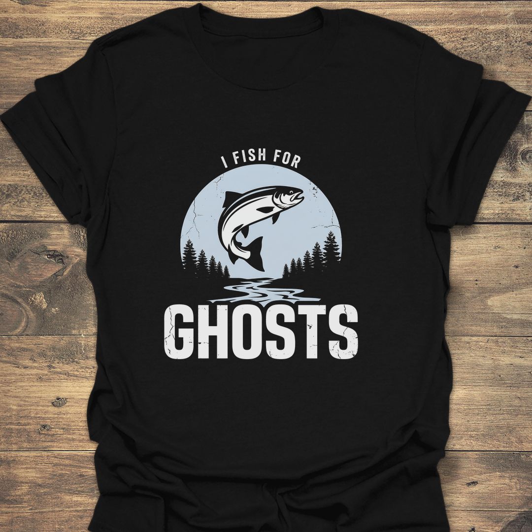 I Fish For Ghosts - Black t-shirt