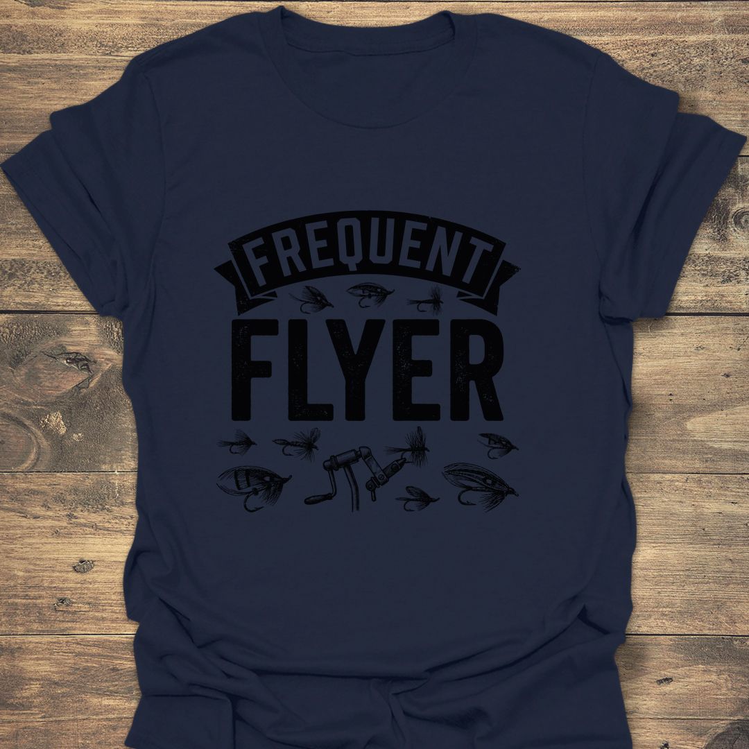 Frequent Flyer - Navy t-shirt