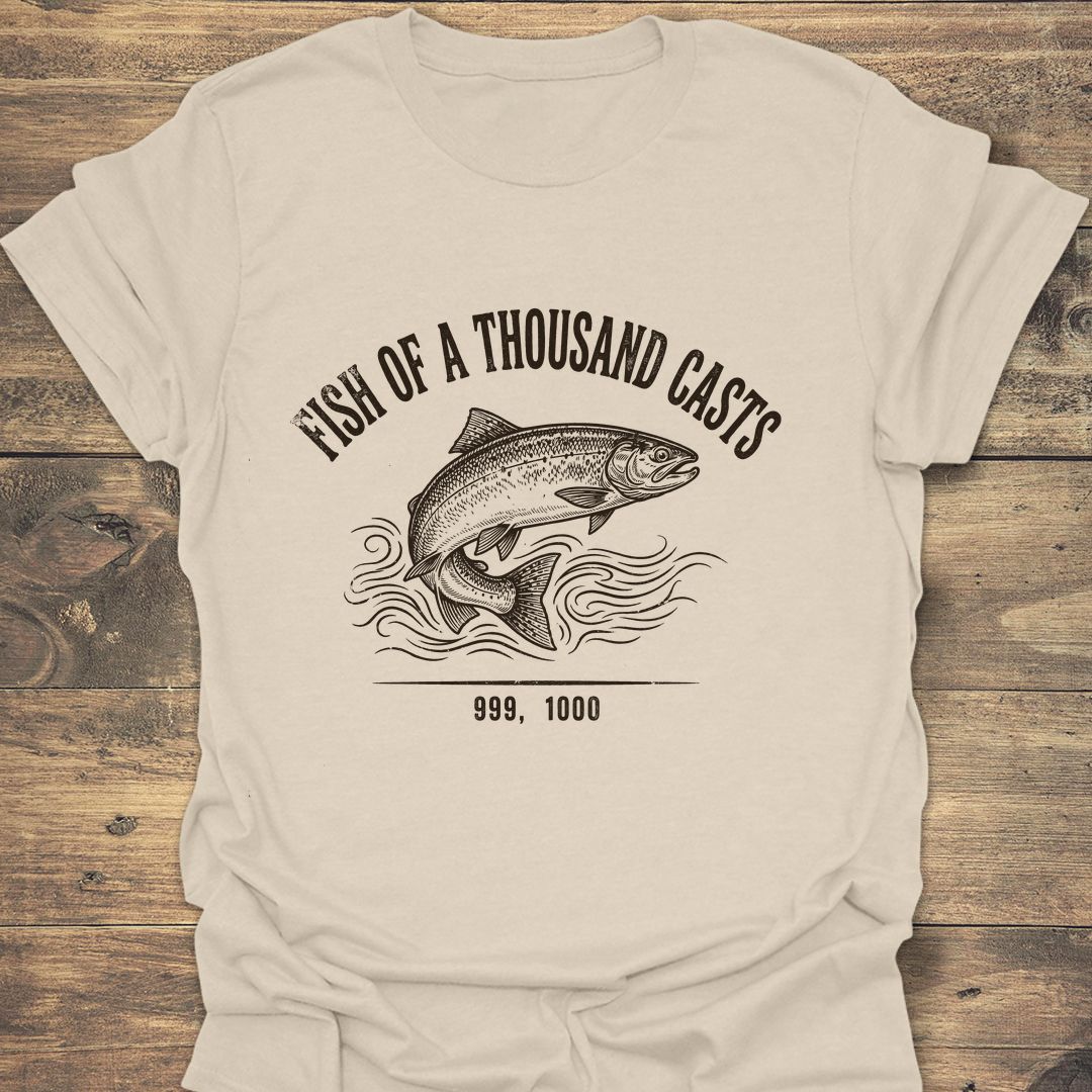 Fish Of A Thousand Casts - Natural t-shirt