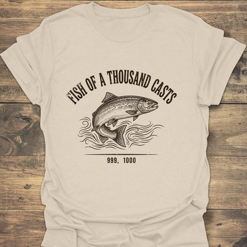 Fish Of A Thousand Casts - Natural t-shirt