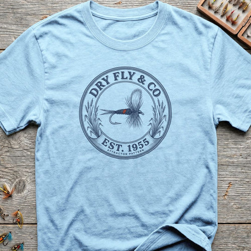 Dry Fly & Co Attractor - Light Blue t-shirt