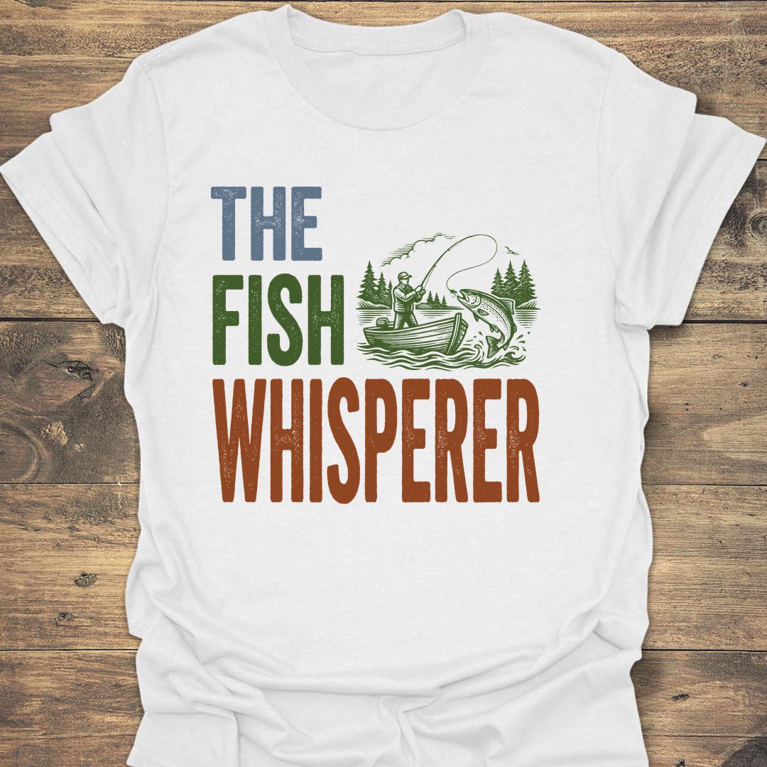 The Fish Whisperer - White t-shirt
