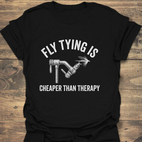 Cheaper Than Therapy - Black t-shirt