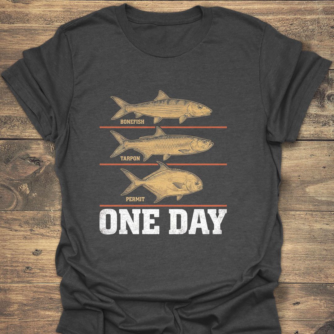 Grand Slam One Day - Dark Heather t-shirt