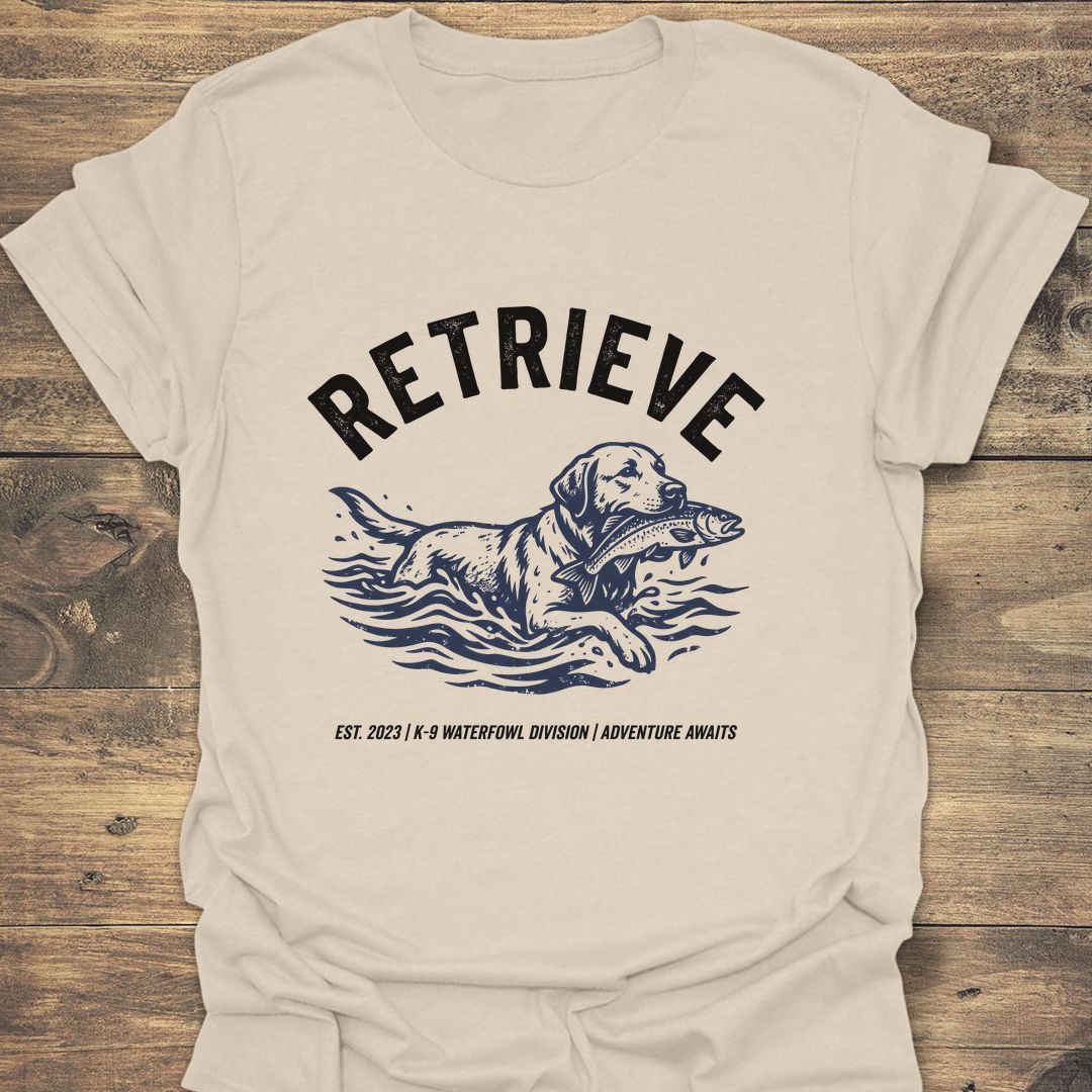 Retrieve Lab Trout - Natural t-shirt