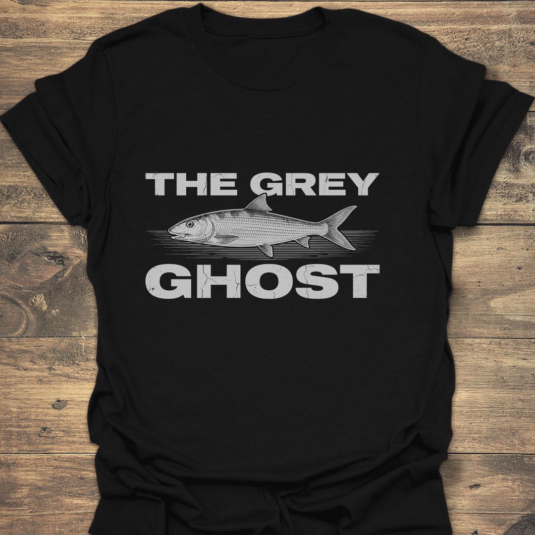 The Grey Ghost Bonefish - Black t-shirt