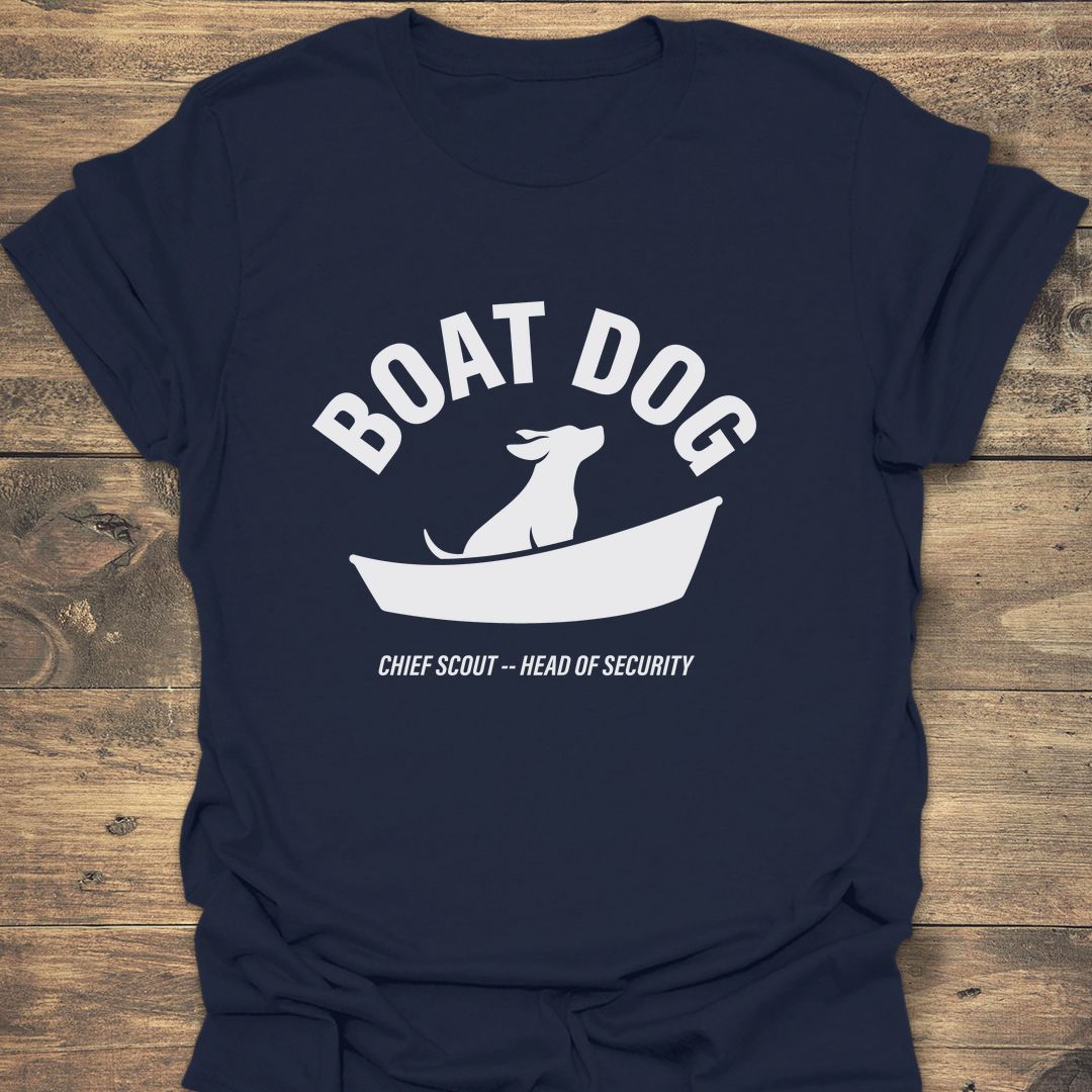 Boat Dog Chief Scout - Navy t-shirt