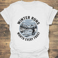 Winter Runs Worth Every Frost - White t-shirt