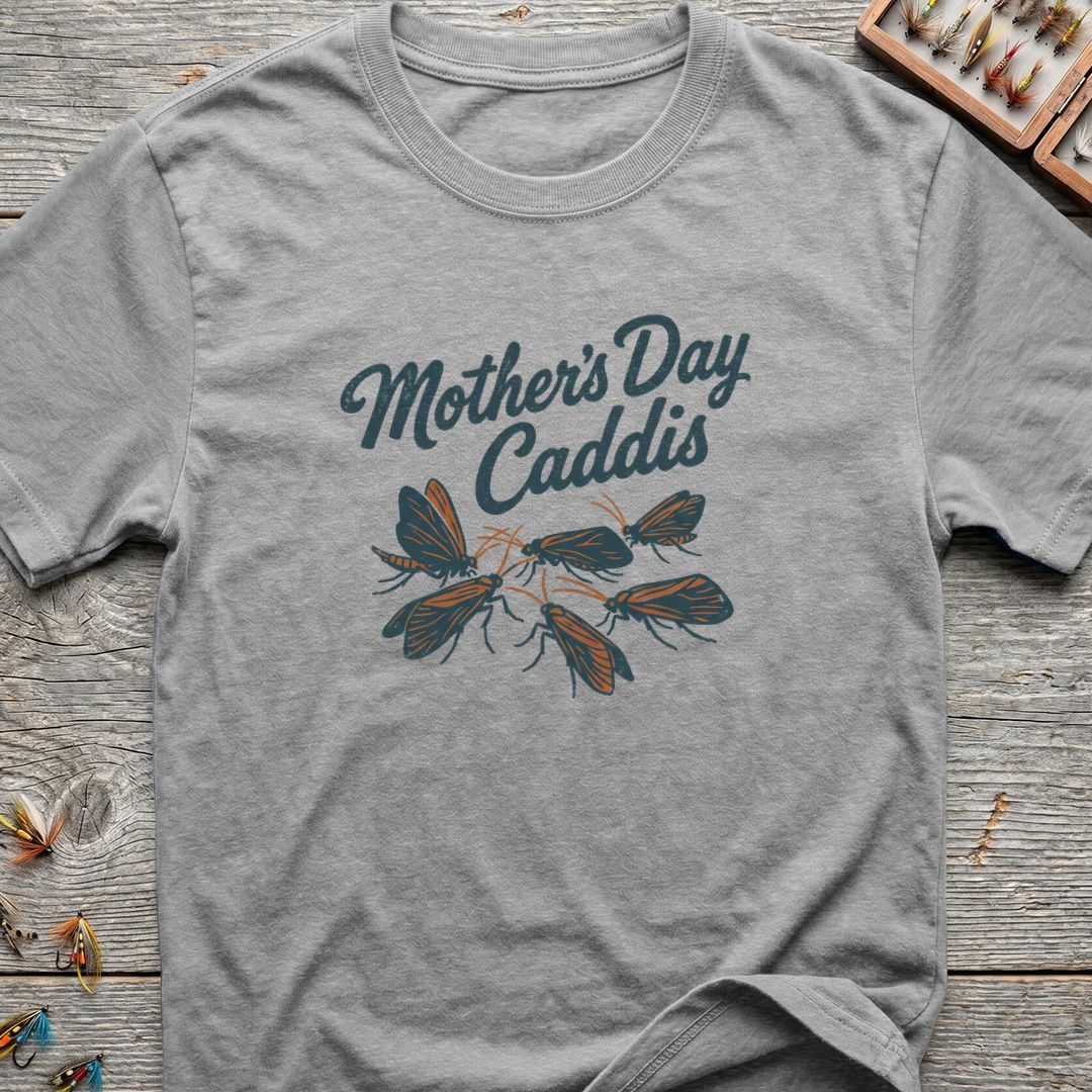 Mother's Day Caddis Hatch - Sport Grey t-shirt