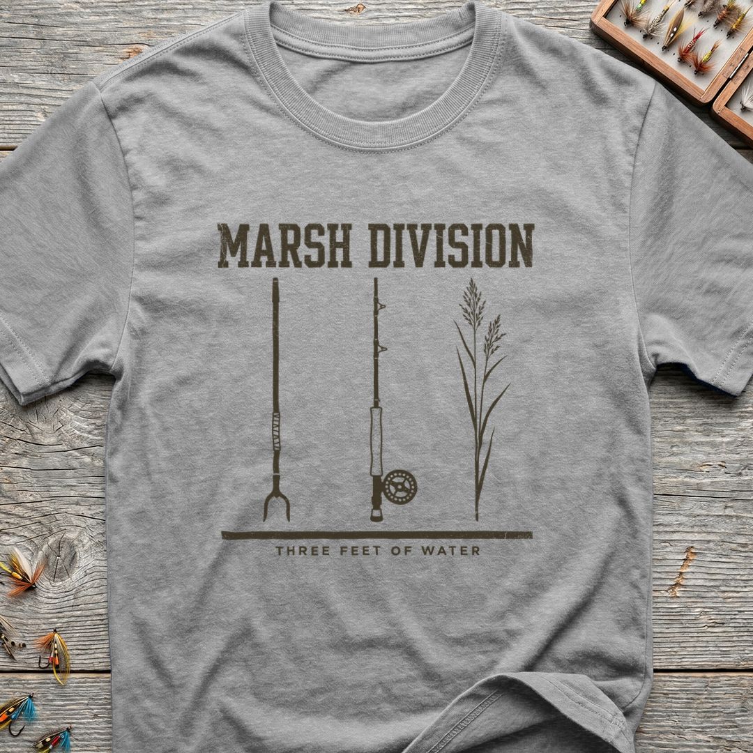 Marsh Division Three Feet - Sport Grey t-shirt