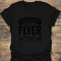 Frequent Flyer - Black t-shirt