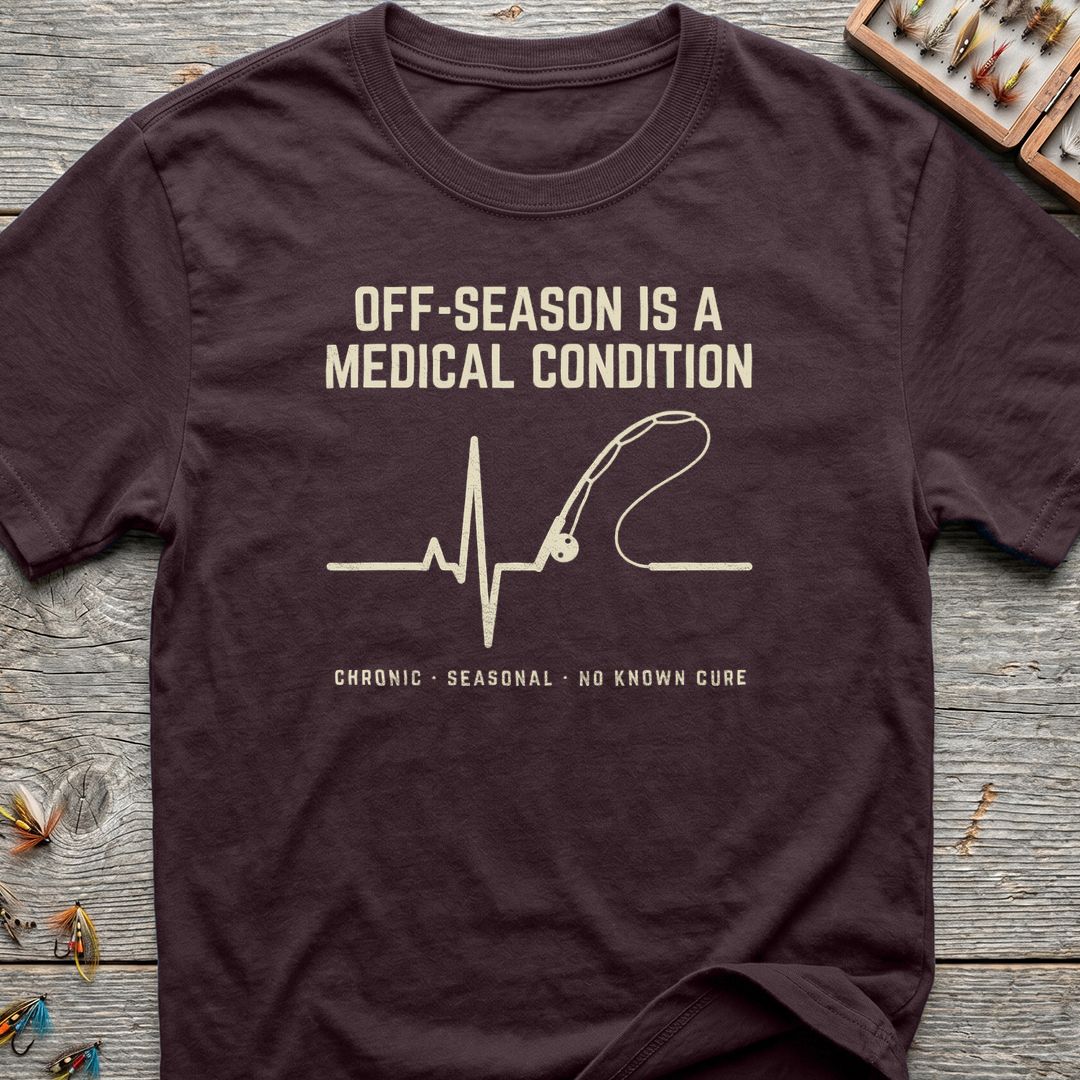 Off-Season Is A Medical Condition - Dark Chocolate t-shirt