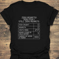 Zero Fish Zero Regrets - Black t-shirt