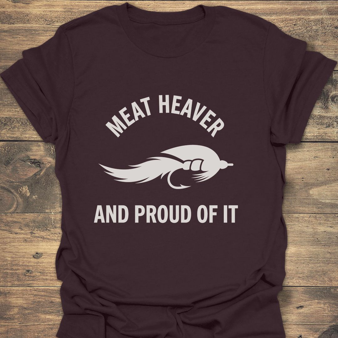 Meat Heaver And Proud Of - Dark Chocolate t-shirt