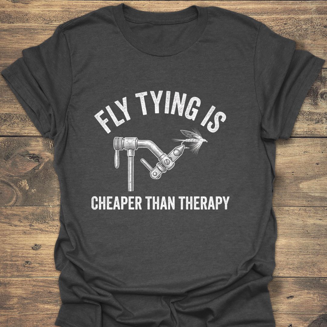 Cheaper Than Therapy - Dark Heather t-shirt