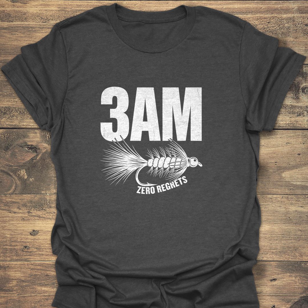 3AM Zero Regrets - Dark Heather t-shirt