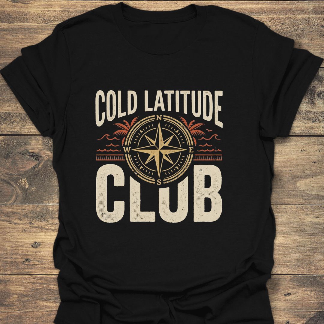 Cold Latitude Club - Black t-shirt