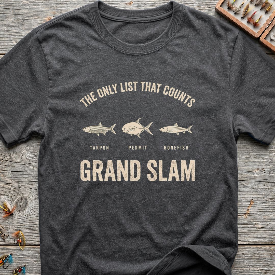 Grand Slam Flats Trifecta - Dark Heather t-shirt