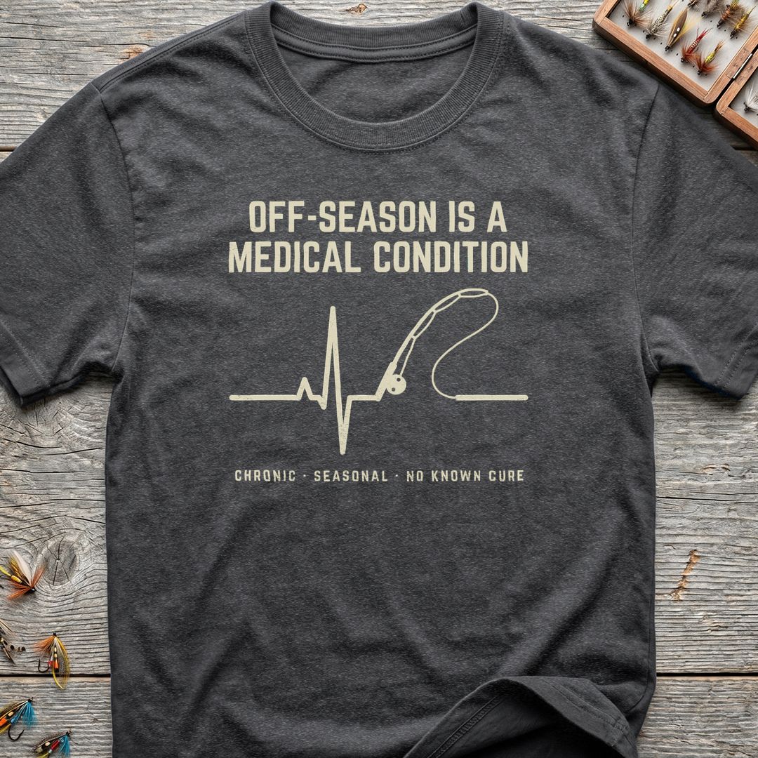 Off-Season Is A Medical Condition - Dark Heather t-shirt