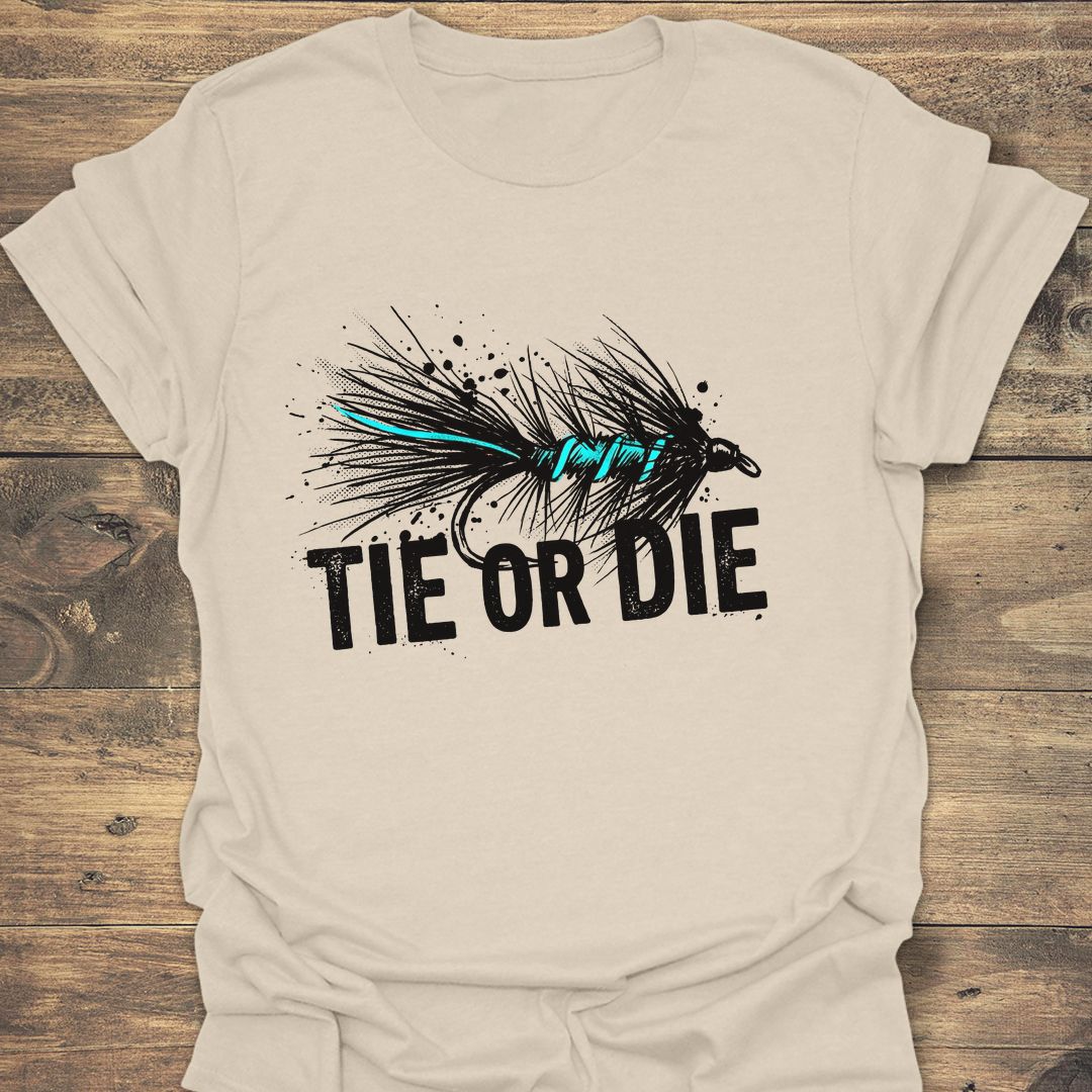 Tie Or Die - Natural t-shirt