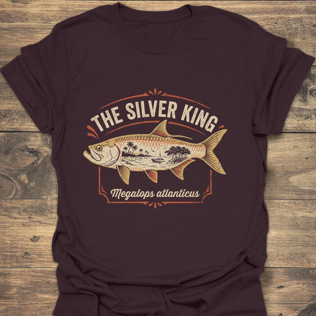 The Silver King Tarpon - Dark Chocolate t-shirt