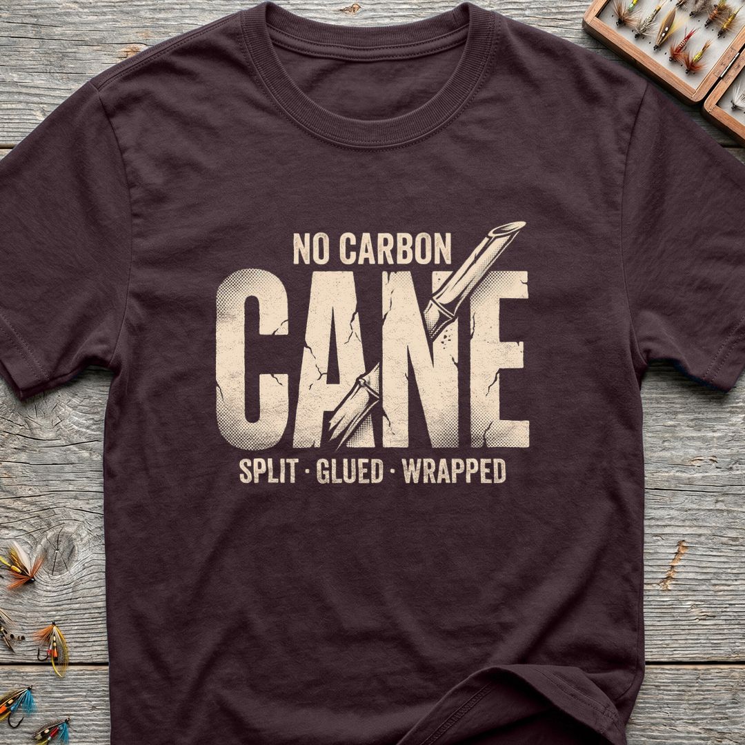 No Carbon Cane - Dark Chocolate t-shirt