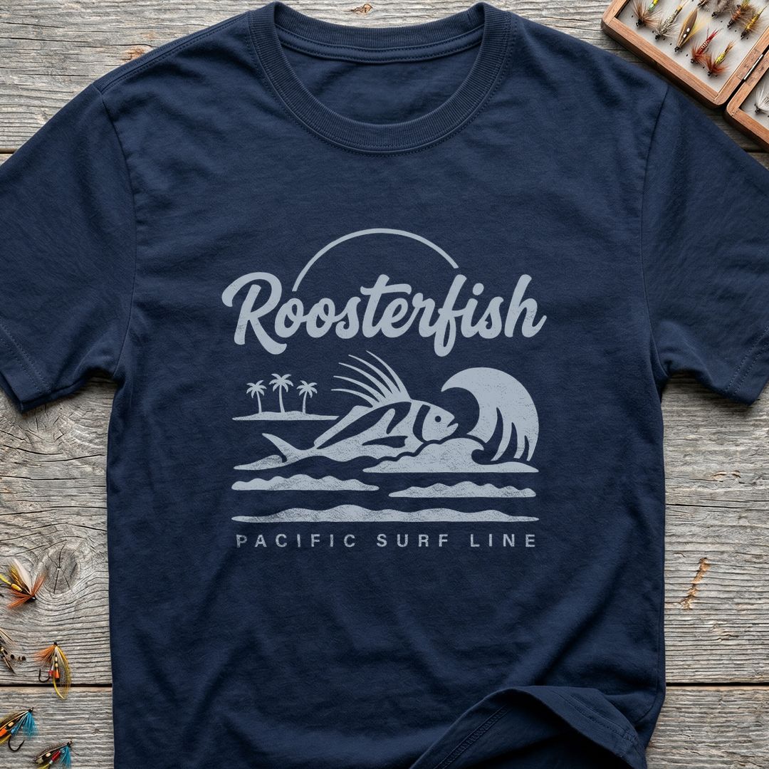 Roosterfish Pacific Surf Line - Navy t-shirt