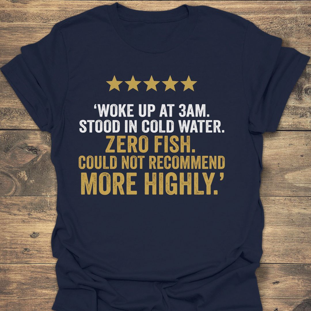 Zero Fish Five Stars - Navy t-shirt