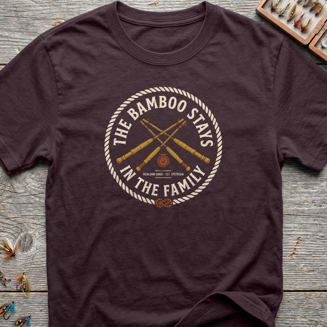 Bamboo Stays In The Family - Dark Chocolate t-shirt
