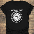 One More Cast Clock - Black t-shirt