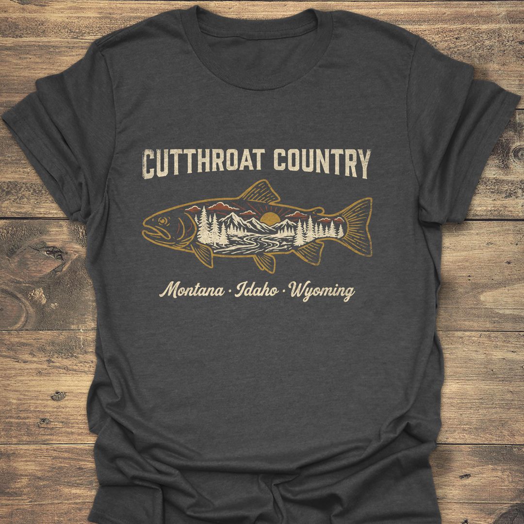 Cutthroat Country - Dark Heather t-shirt