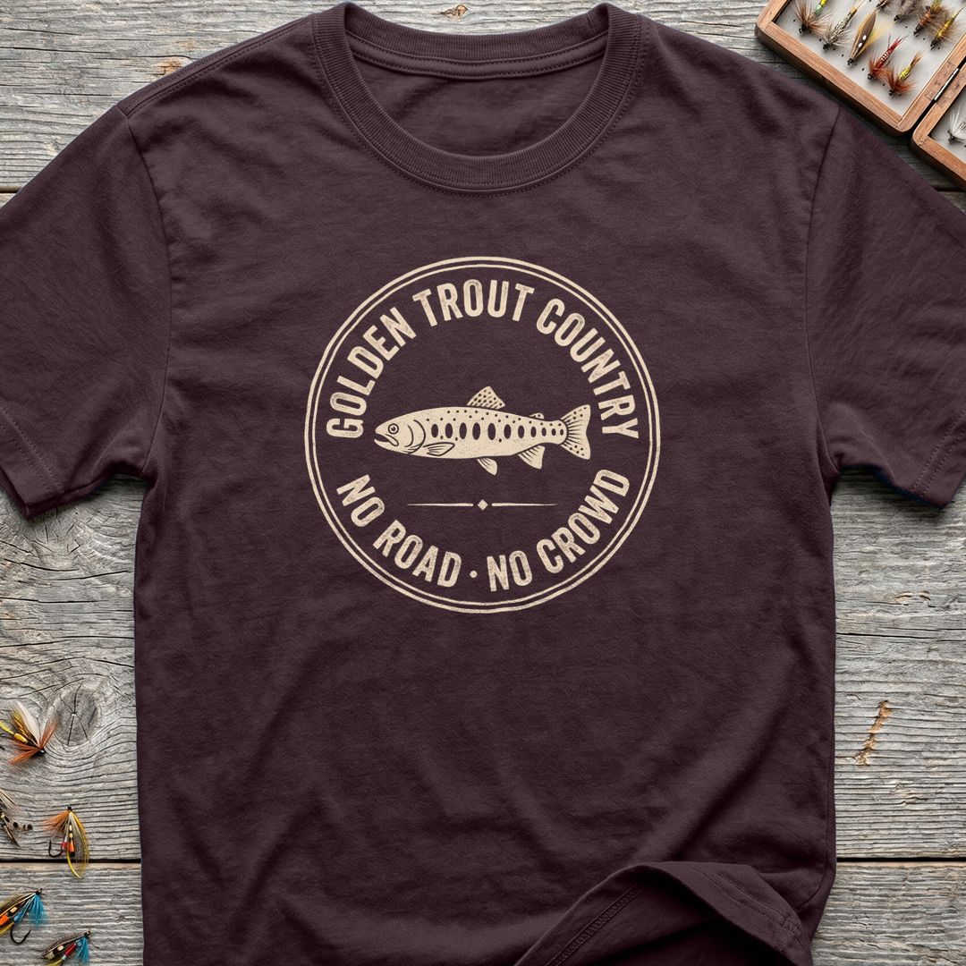 Golden Trout Country - Dark Chocolate t-shirt