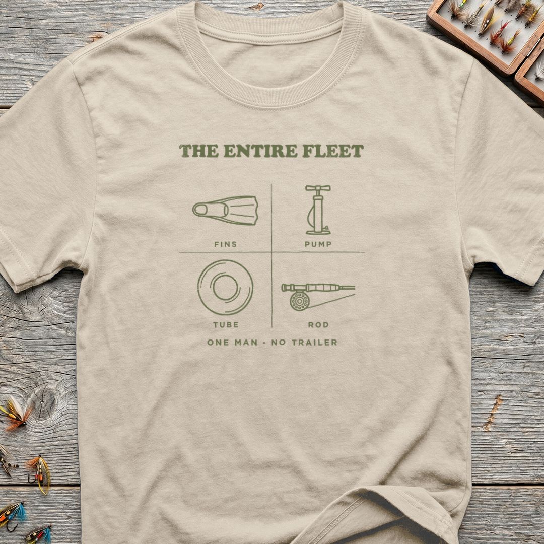 The Entire Fleet - Natural t-shirt