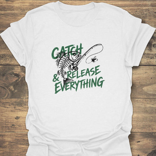 Catch & Release Everything - White t-shirt