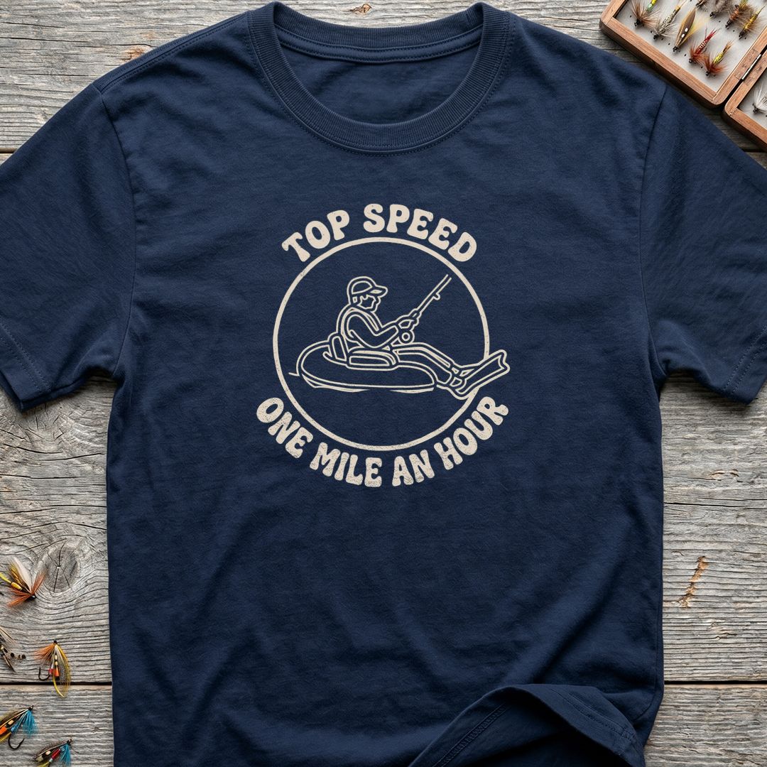 Top Speed One Mile An - Navy t-shirt