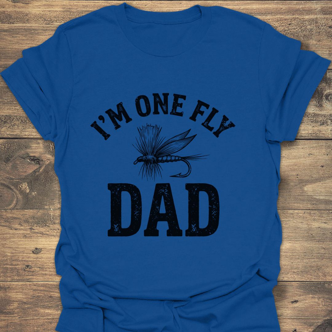 I'm One Fly Dad - Royal t-shirt