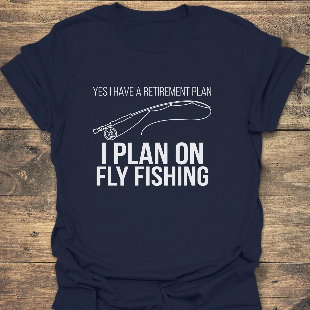 My Retirement Plan Is Fly - Navy t-shirt