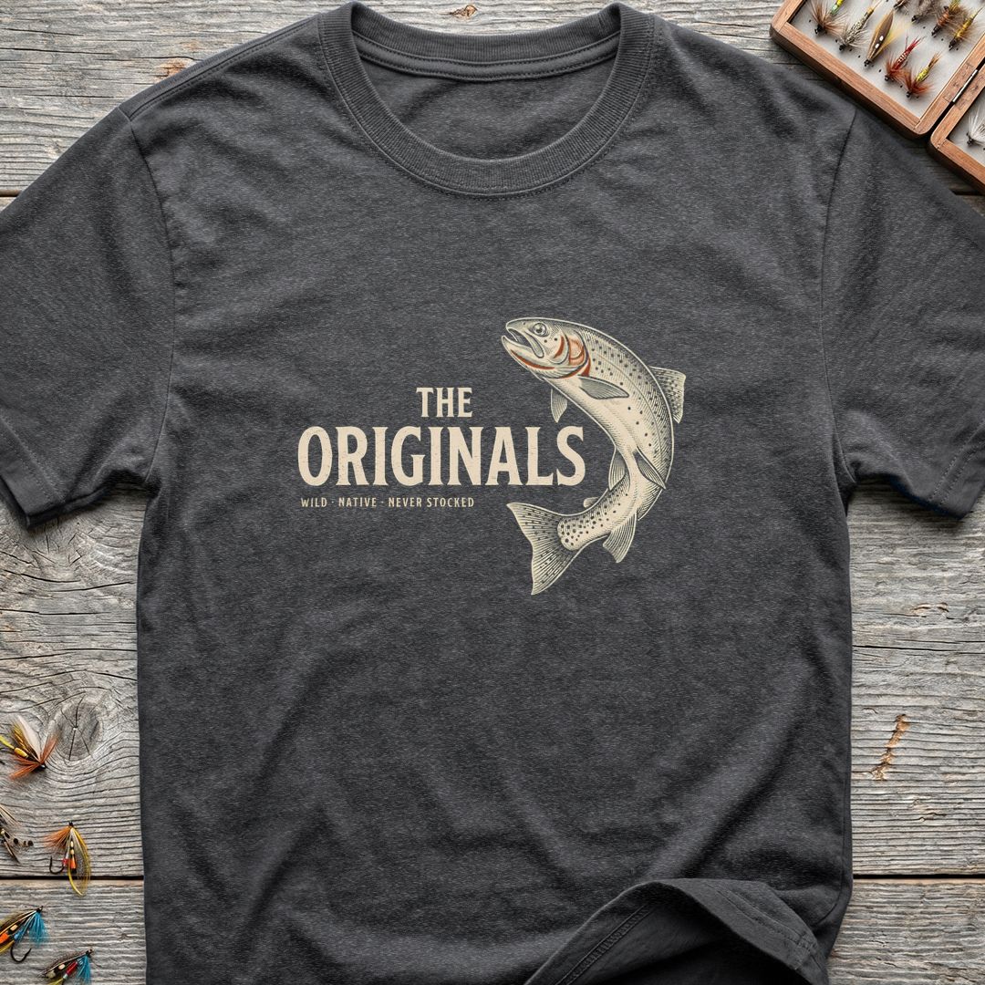 The Originals Wild Native Trout - Dark Heather t-shirt