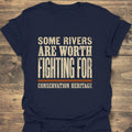 Rivers Worth Fighting For - Navy t-shirt
