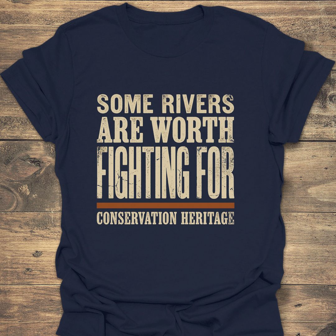 Rivers Worth Fighting For - Navy t-shirt