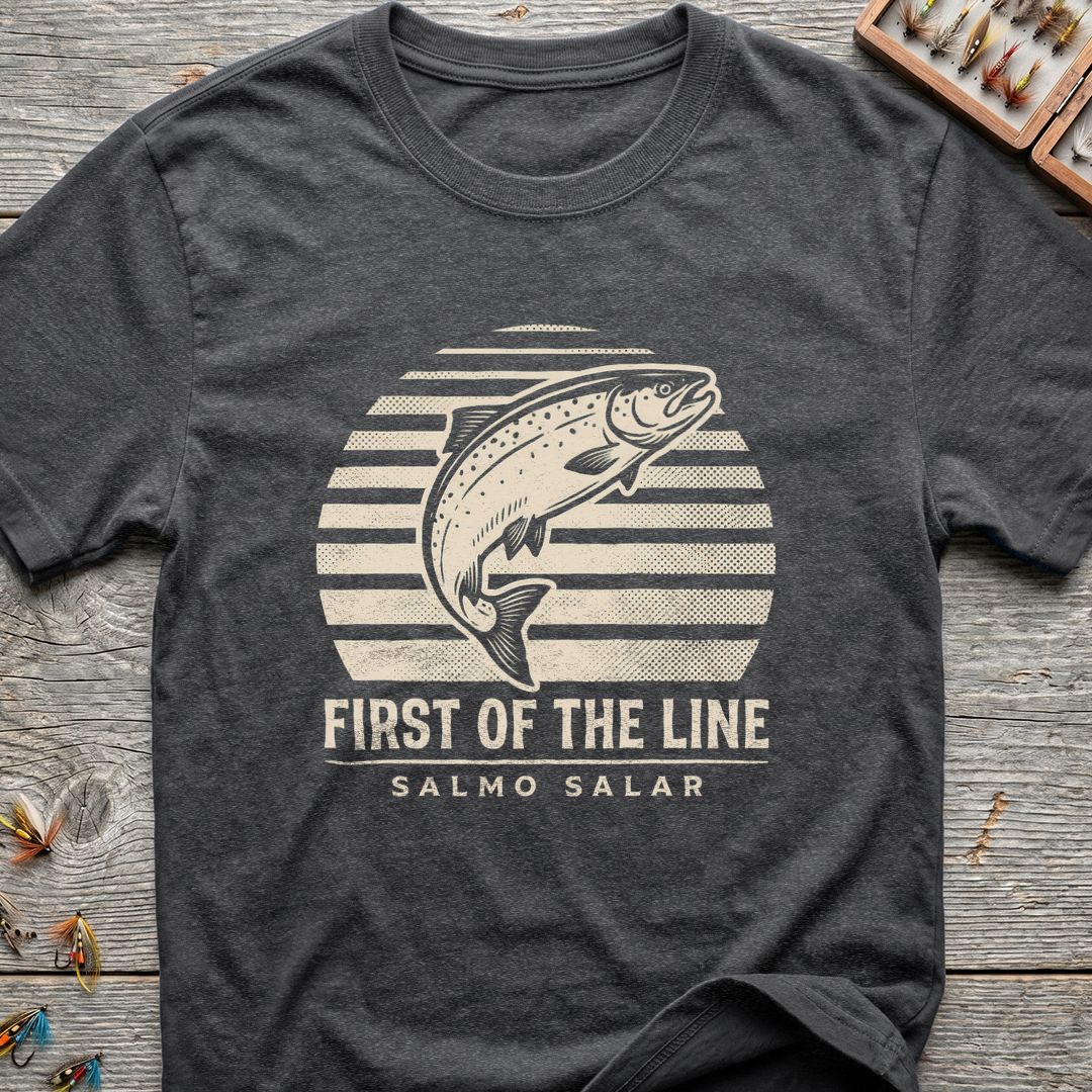 First Of The Line Salmo - Dark Heather t-shirt