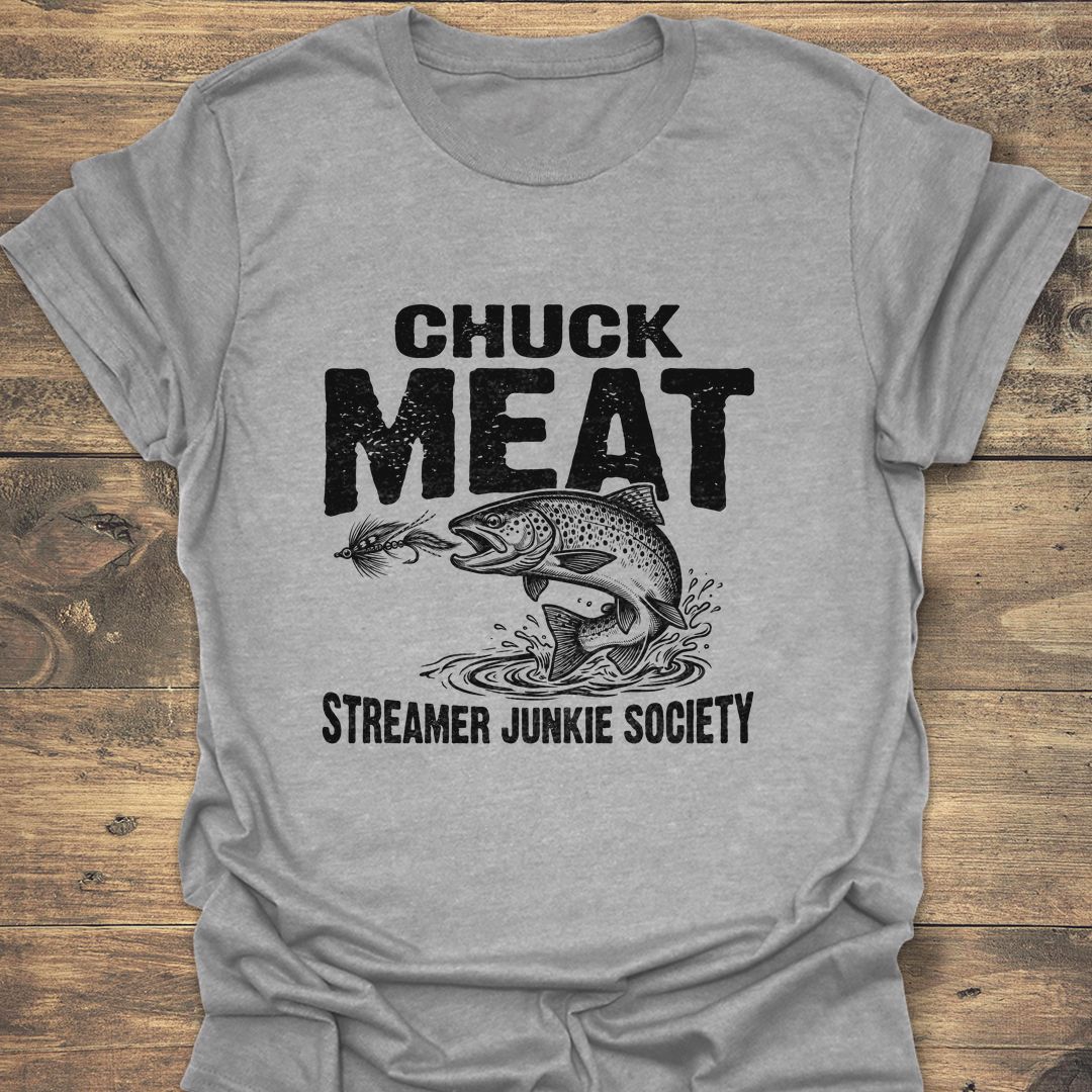 Chuck Meat Streamer Junkie - Sport Grey t-shirt