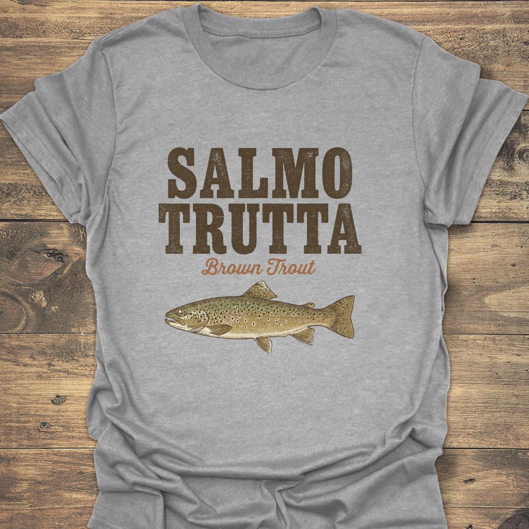 Salmo Trutta Brown Trout - Sport Grey t-shirt