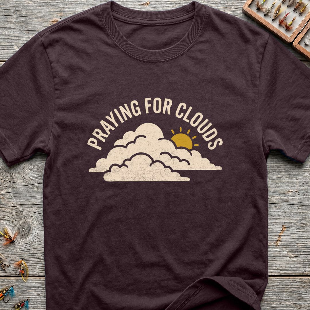 Praying For Clouds - Dark Chocolate t-shirt