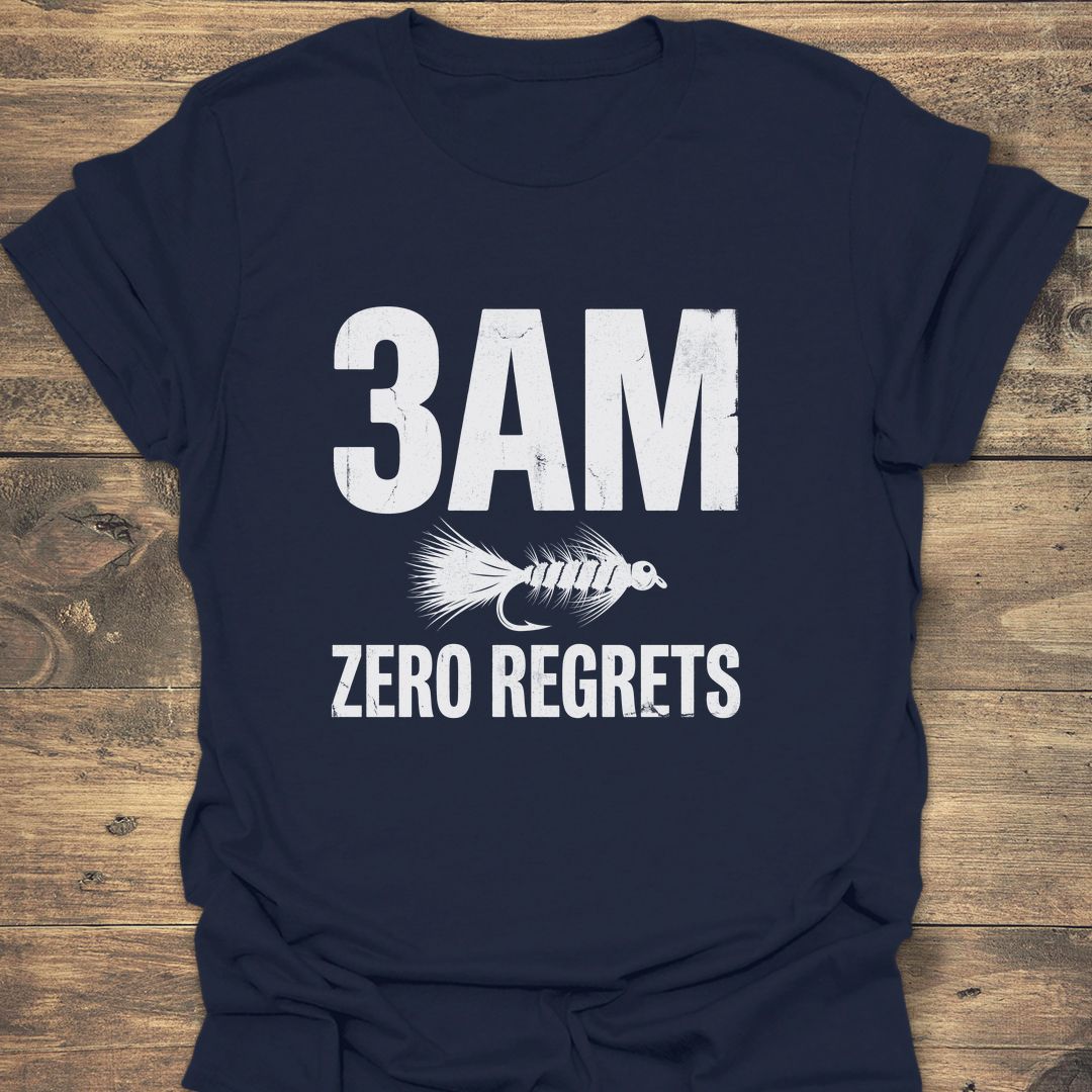 3AM Zero Regrets - Navy t-shirt